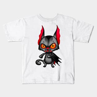 Vampire cat Kids T-Shirt